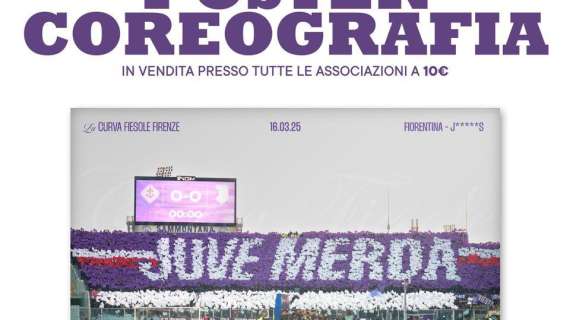 "Juve m...a", un poster per la storia: la coreografia ora in vendita a 10 euro