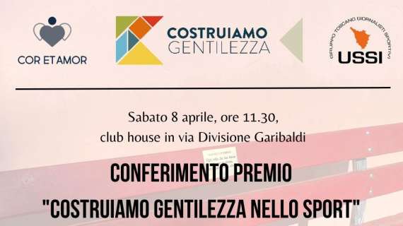 COSTRUIAMO GENTILEZZA, Premio al Tennis Giotto