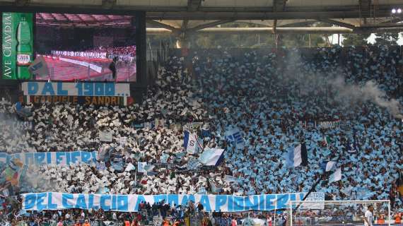 LAZIO, Multa per striscioni non autorizzati