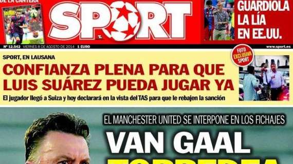 CUADRADO, Per Sport Van Gaal ha battuto il Barça