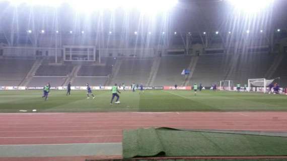 FOTO FV, Fiorentina in campo per la rifinitura