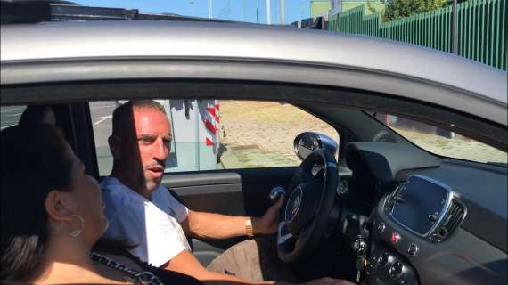 FOTO-VIDEO FV, Ribery al Cs. Saluta la dirigenza