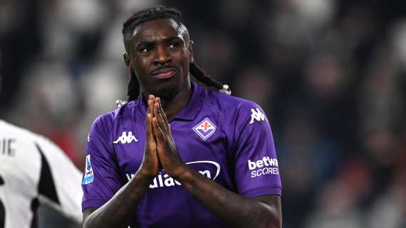 Inter-Fiorentina 2-1, giallo per Kean: era diffidato, salterà la gara contro il Como