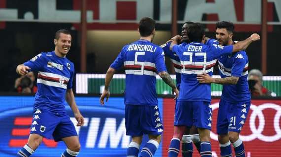 SERIE A, La Samp schianta il Verona: finisce 4-1