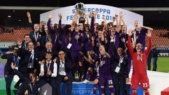 SUPERCOPPA, Le foto della festa viola