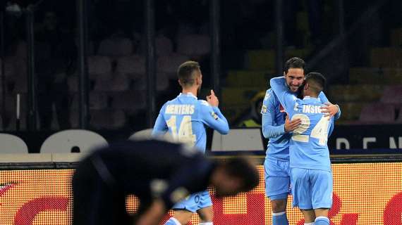 NAPOLI-INTER, All'intervallo azzurri avanti 3-2