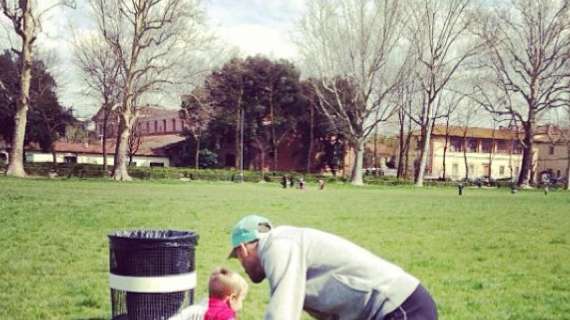 B.VALERO, Mattinata di sport alle Cascine col figlio