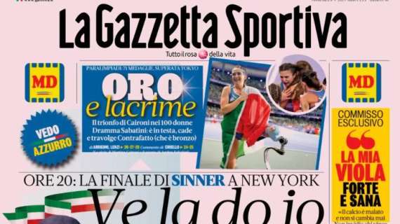 RASSEGNA STAMPA, Le prime pagine dei quotidiani