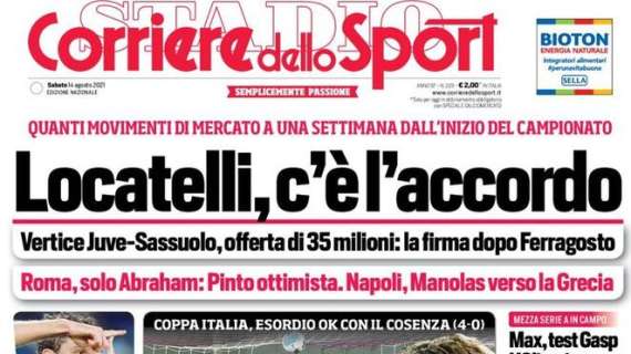 RASSEGNA STAMPA, Le prime pagine de quotidiani