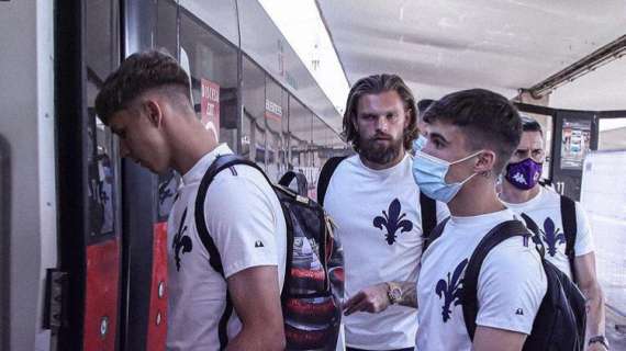 FOTO ACF, La squadra è partita in treno per Roma