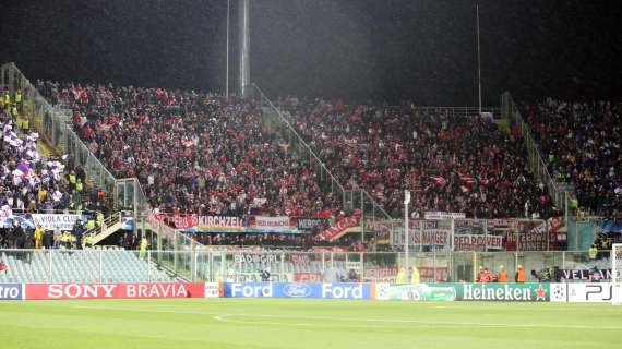 STADIO FRANCHI, Nutrita presenza di tifosi ospiti