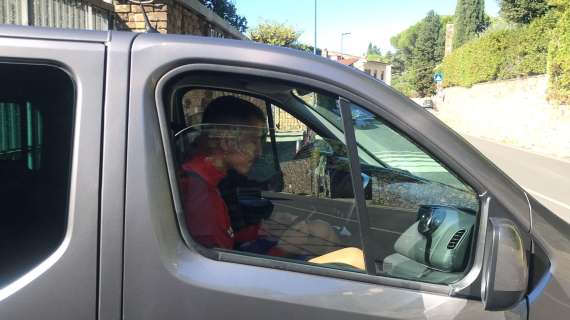 VIDEO FV, Gollini lascia Coverciano in van