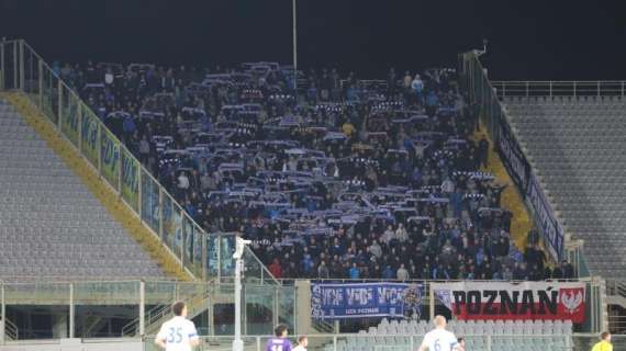 FOTO, Imbrattati muri del centro da tifosi del Lech