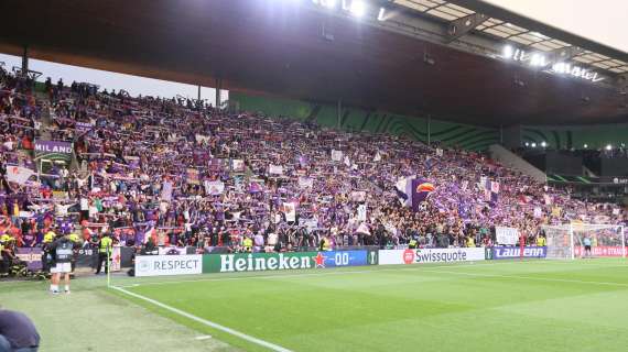 TIFOSI, Saranno 450 i viola allo Stirpe di Frosinone