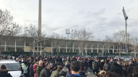 FRANCHI, Ultras vanno via per rispetto dei giocatori