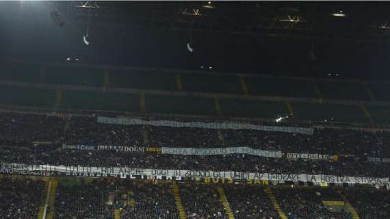 INTER, Curva Nord contesta: "Maledetti, indegni"