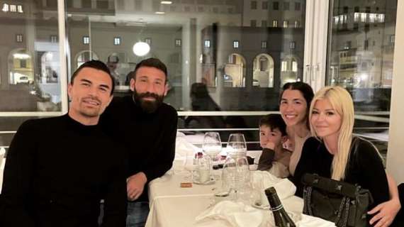 FOTO, Per Audero cena a Firenze con Lorenzo Tonelli