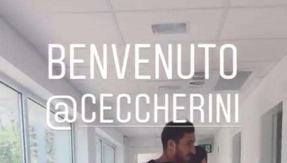 CECCHERINI, Arrivato adesso al centro sportivo