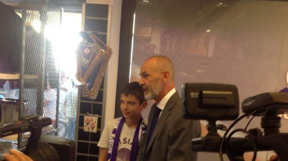 VIDEO-FOTO FV, Pioli al Viola Store