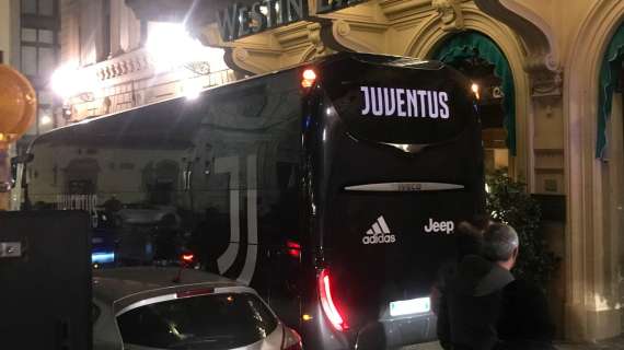 VIDEO FV, La Juve arrivata a Firenze con il suo bus