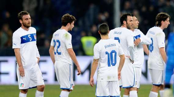 RANKING FIFA, Italia fuori dalla top ten