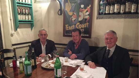 FOTO FV, Dunga a pranzo fuori con Salica e Roggi