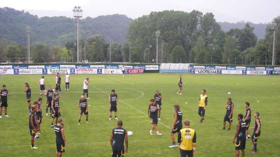 PARMA, Primo allenamento della settimana alle 14.30