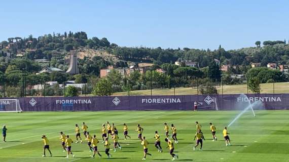 FOTO, Fiorentina in campo: gli scatti della seduta di oggi