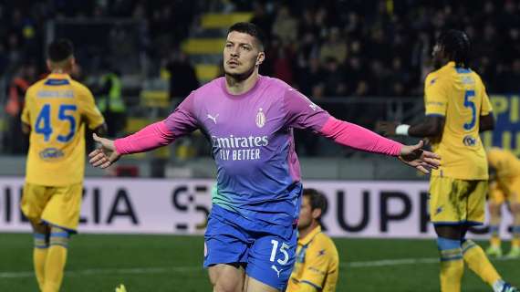 SERIE A, Frosinone si illude, Jovic decide Milan: 2-3