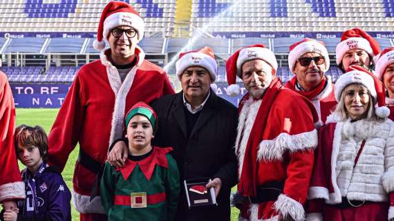 FOTO, Fiorentina insieme alla Compagnia Babbo Natale