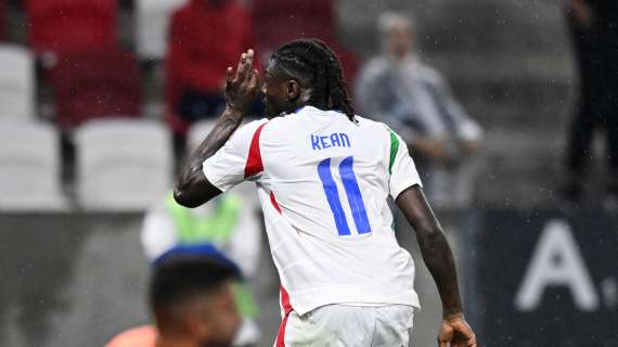 ISR-ITA, Kean torna al gol in azzurro dopo tre anni