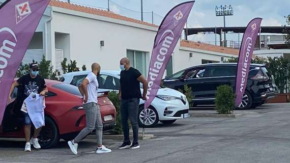 FOTO FV, Amrabat al CS. Ha parlato con Antognoni