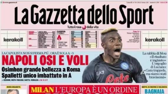 RASSEGNA STAMPA, Le prime pagine dei giornali