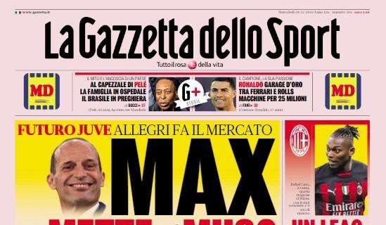 RASSEGNA STAMPA, Le prime pagine dei quotidiani