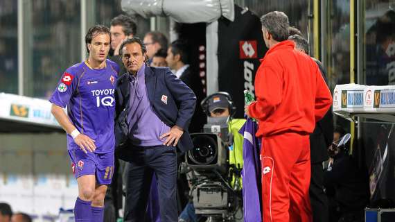 ROMA-FIORENTINA 3-0, Doppio cambio per Prandelli