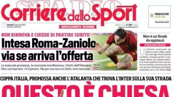 RASSEGNA STAMPA, Le prime pagine dei giornali