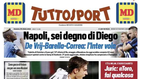 RASSEGNA STAMPA, Le prime pagine dei giornali