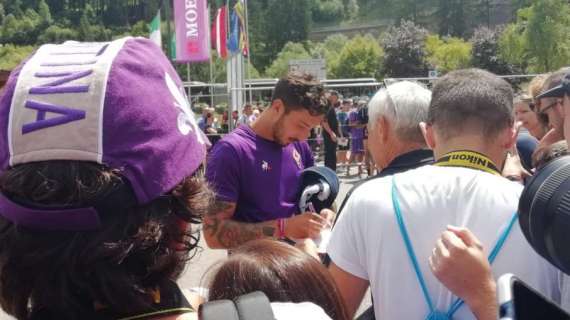 FOTO FV, Ceccherini firma i sui primi autografi viola