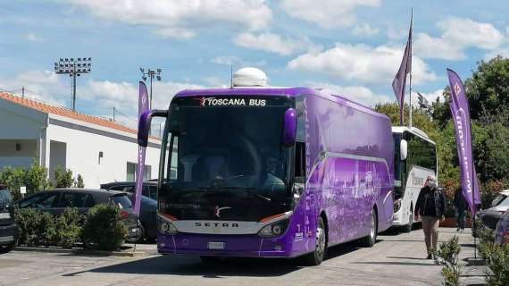 FOTO FV, Fiorentina in partenza per Crotone