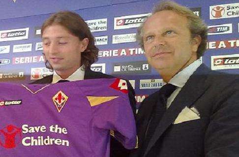 Andrea Della Valle e Montolivo nella presentazione della maglia 2010/2011