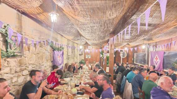 FOTO FV, Tirli in festa per la cena del Viola Club