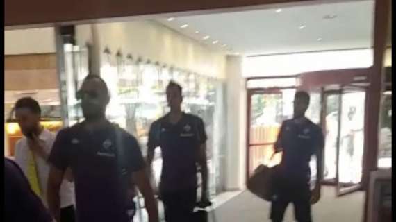 VIDEO FV, La Fiorentina è arrivata a Siviglia