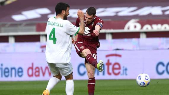 SASSUOLO-TORINO, Le formazioni ufficiali del match