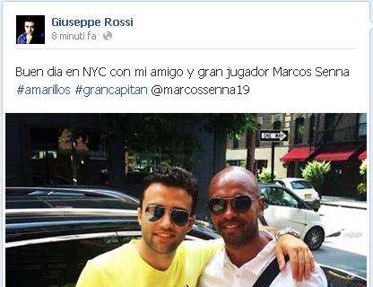 FOTO, Rossi a New York con Marcos Senna