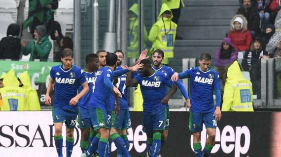 LUNCH MATCH, Il Sassuolo ferma la Juve sul pari