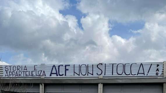 FOTO FV, Altro striscione: "ACF non si tocca"