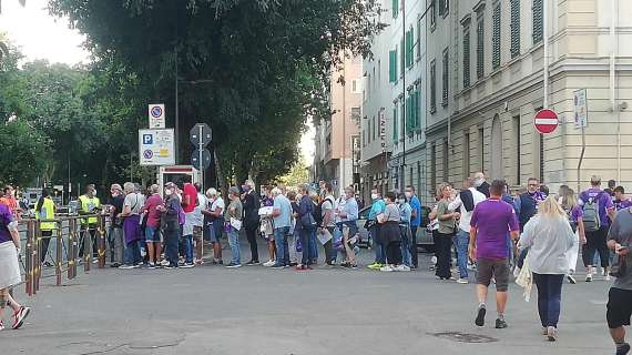 FOTO FV, Si rivedono le code fuori dal Franchi