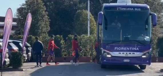 VIDEO FV, Squadra al CS: partenza per Coverciano