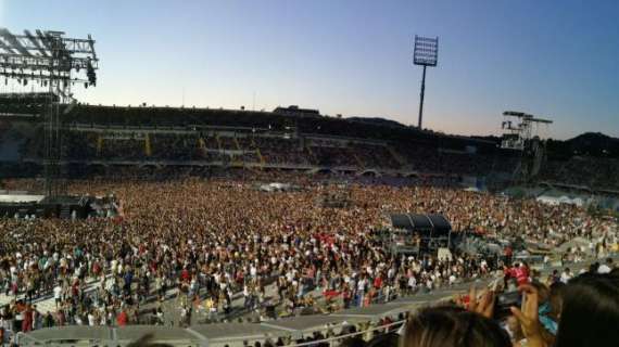 FOTO FV, Franchi gremito per il concerto di Tiziano Ferro