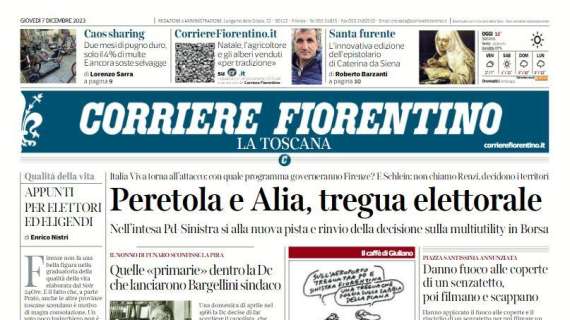 RASSEGNA STAMPA, Le prime pagine dei quotidiani